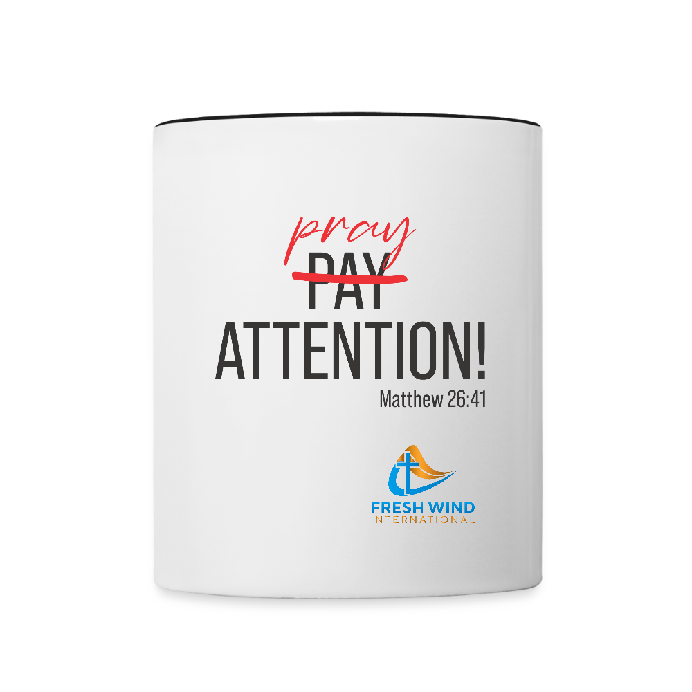 Contrast Coffee Mug - white/black