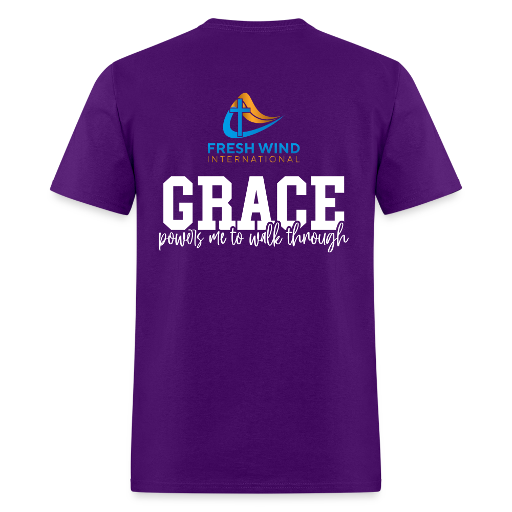 Favor/Grace - Unisex Classic T-Shirt - DARK COLORS - purple