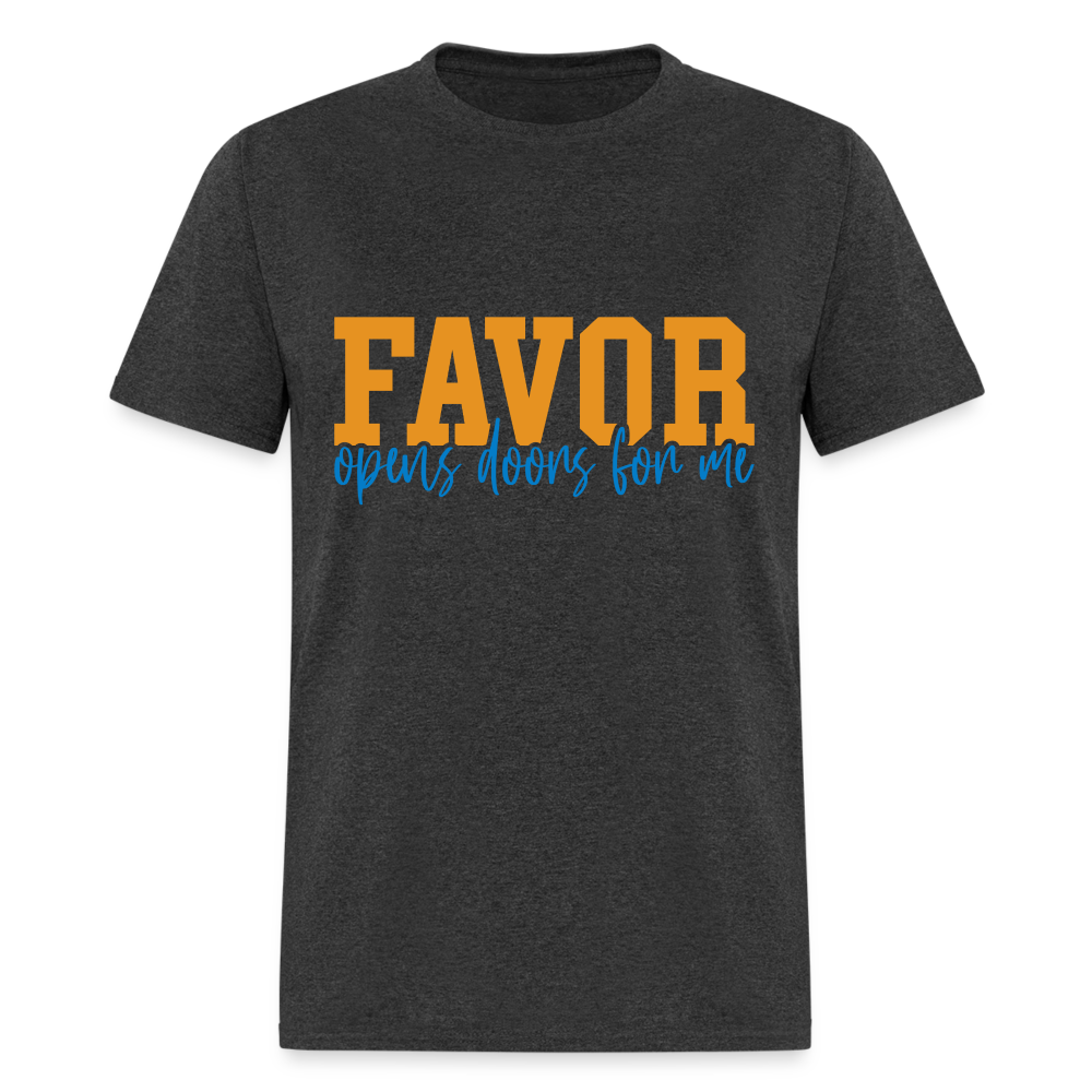 Favor/Grace - Unisex Classic T-Shirt - DARK COLORS - heather black