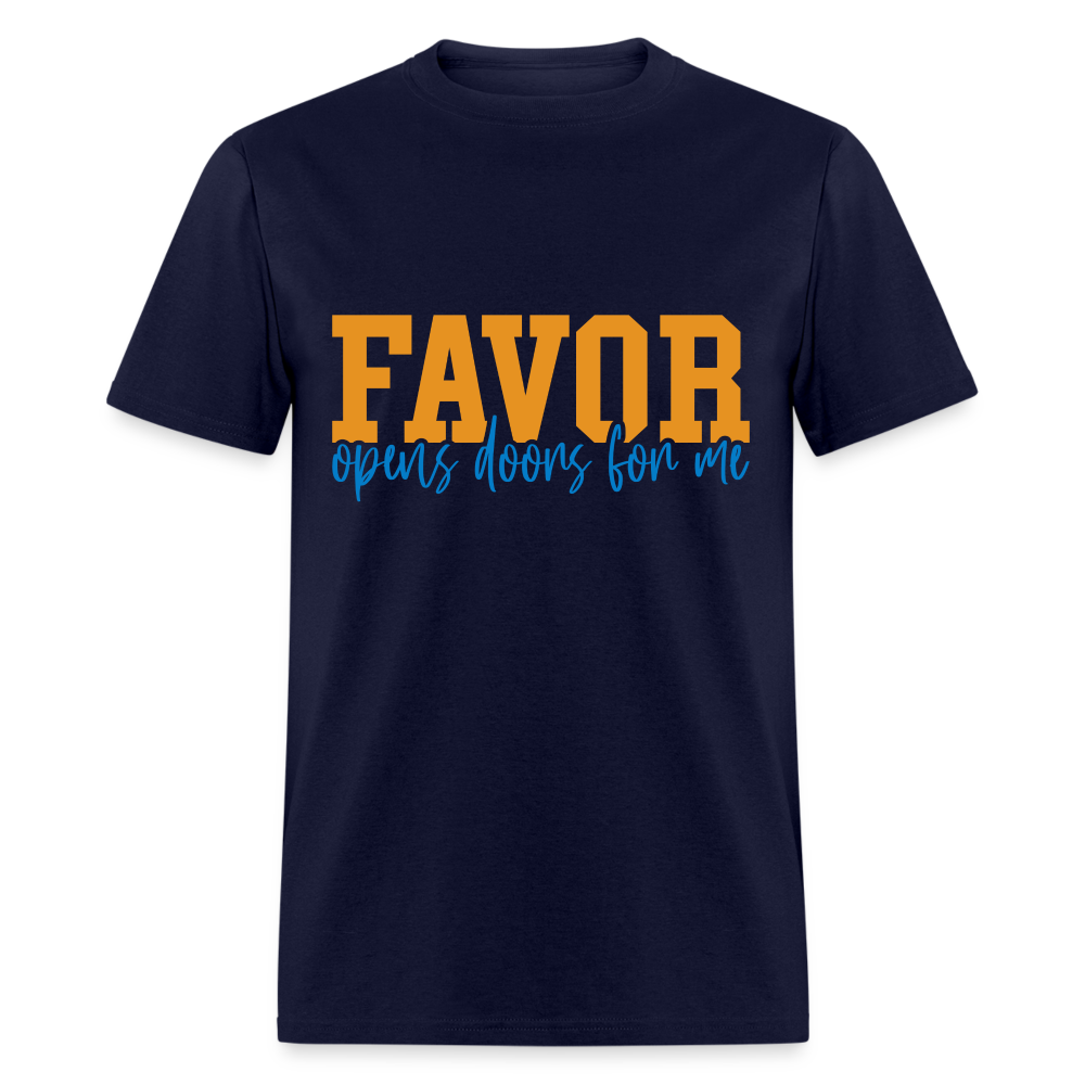 Favor/Grace - Unisex Classic T-Shirt - DARK COLORS - navy