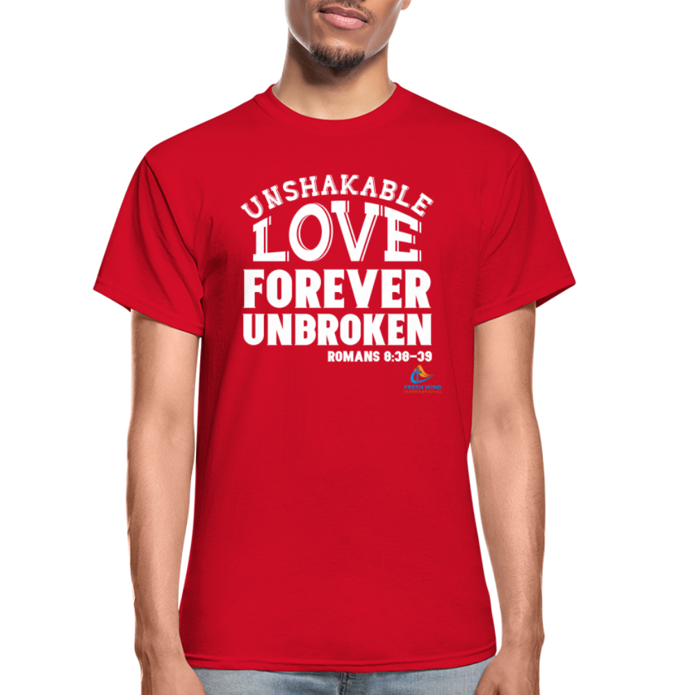 Unshakable Love Forever Unbroken - Short Sleeve - red