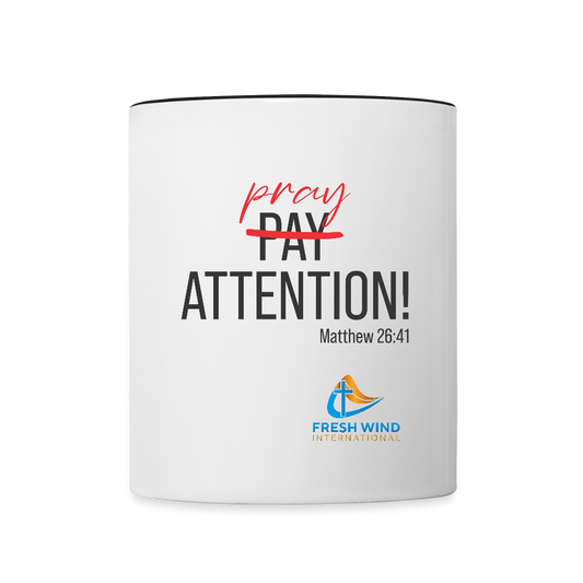 Contrast Coffee Mug - white/black