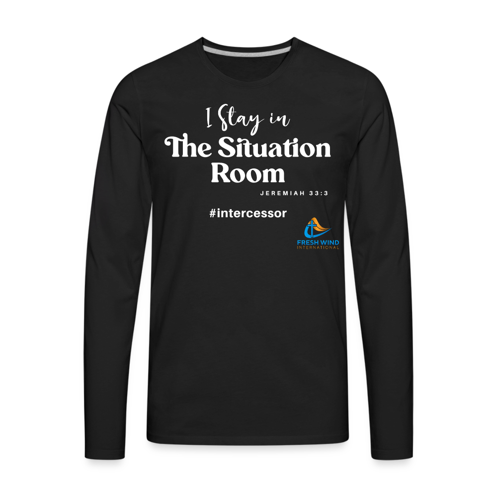 Situation Room Premium Long Sleeve T-Shirt - black