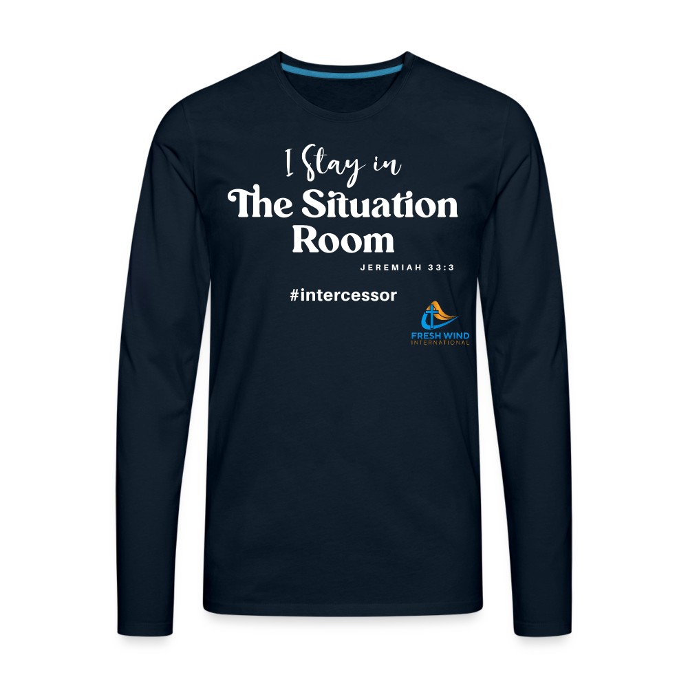 Situation Room Premium Long Sleeve T-Shirt - deep navy