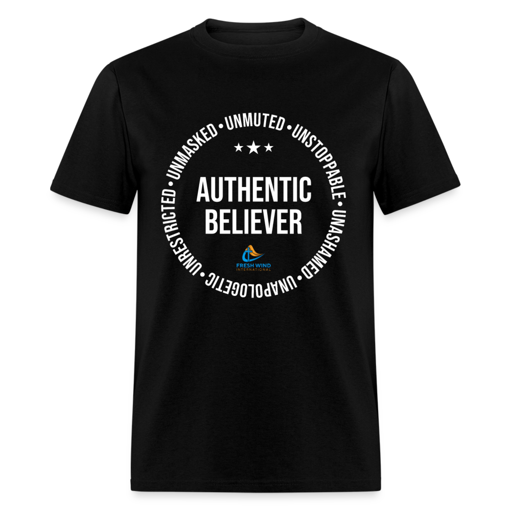 Authentic Believer - Unisex Classic T-Shirt - DARK COLORS - black