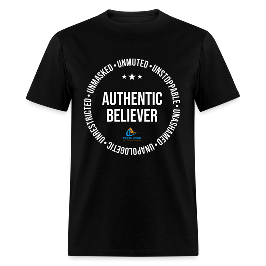 Authentic Believer - Unisex Classic T-Shirt - DARK COLORS - black