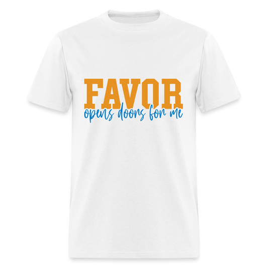 Favor/Grace - Unisex Classic T-Shirt - LIGHT COLORS - white