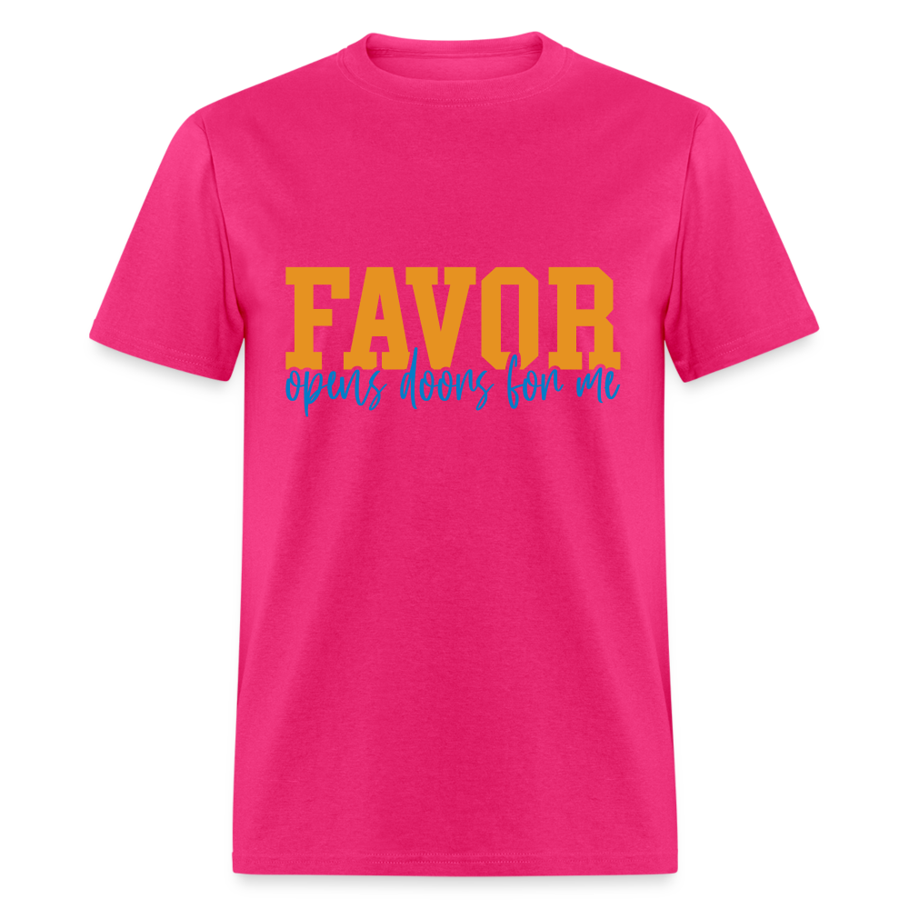 Favor/Grace - Unisex Classic T-Shirt - LIGHT COLORS - fuchsia