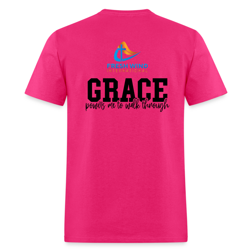 Favor/Grace - Unisex Classic T-Shirt - LIGHT COLORS - fuchsia