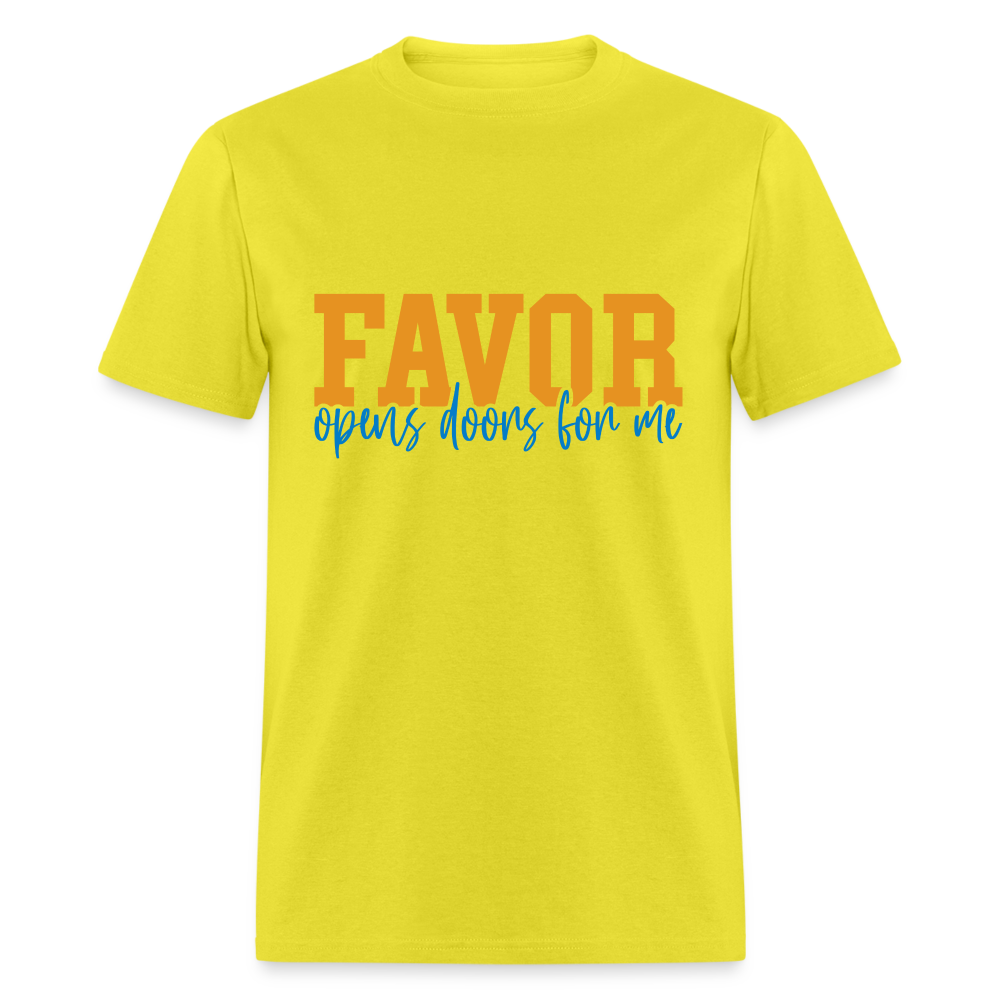 Favor/Grace - Unisex Classic T-Shirt - LIGHT COLORS - yellow