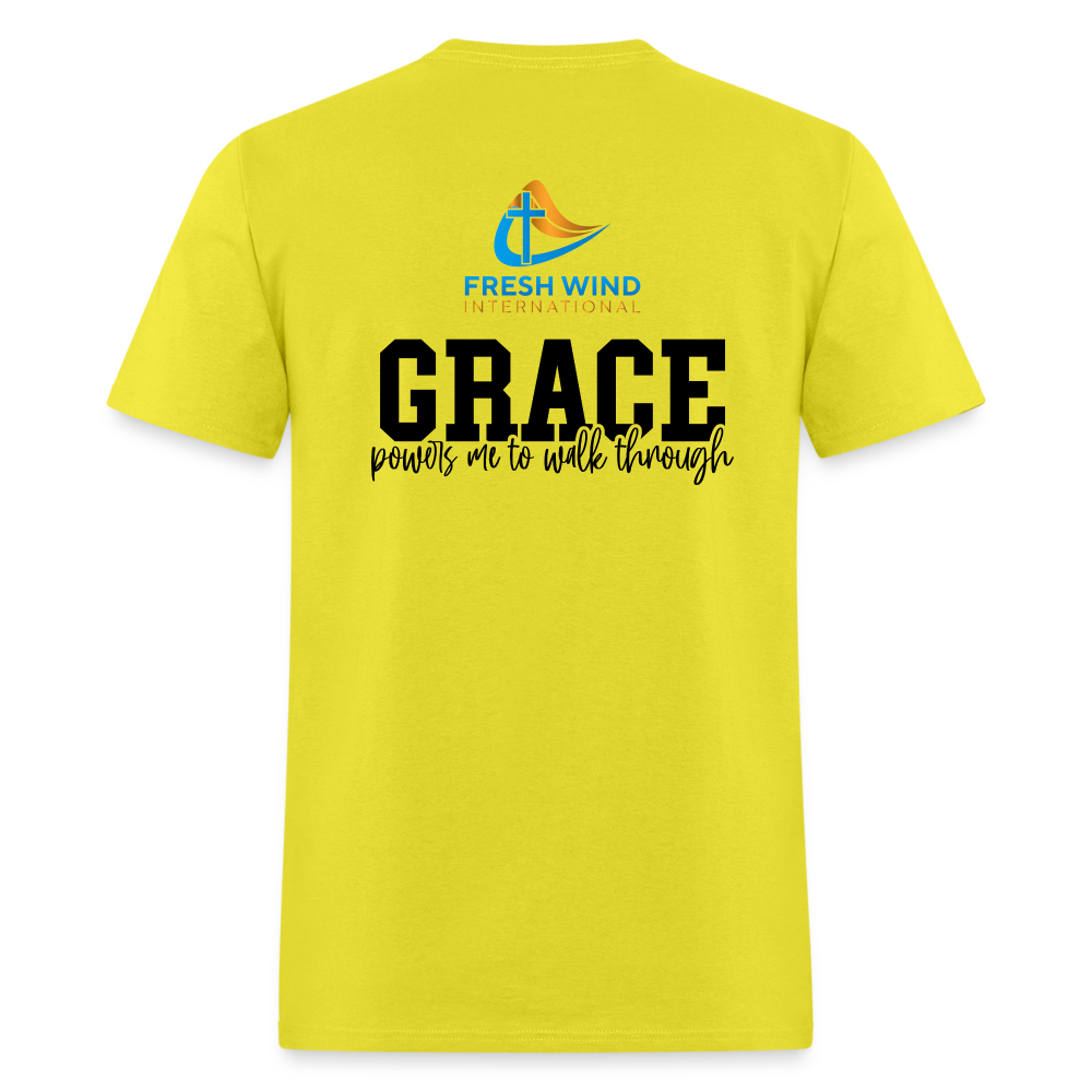 Favor/Grace - Unisex Classic T-Shirt - LIGHT COLORS - yellow