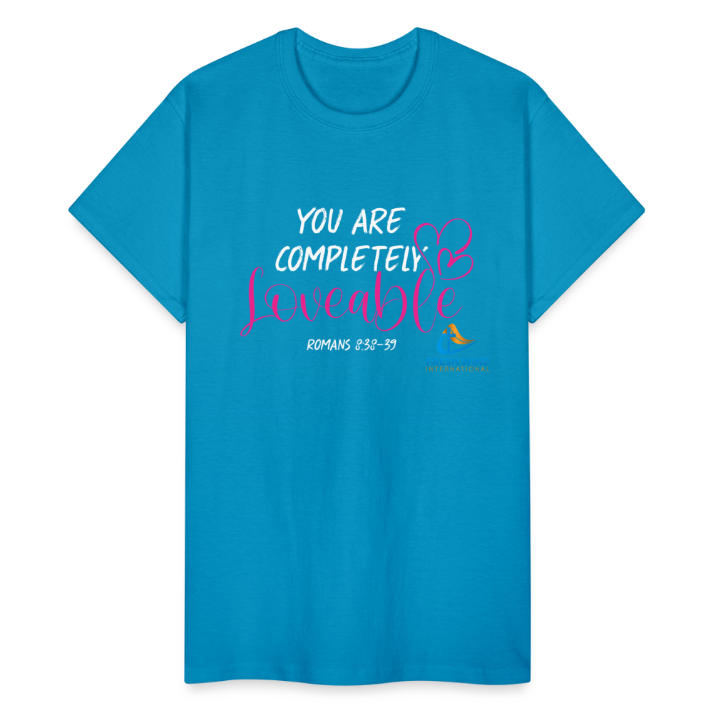 You Are Completely Loveable - Short Sleeve - turquoise
