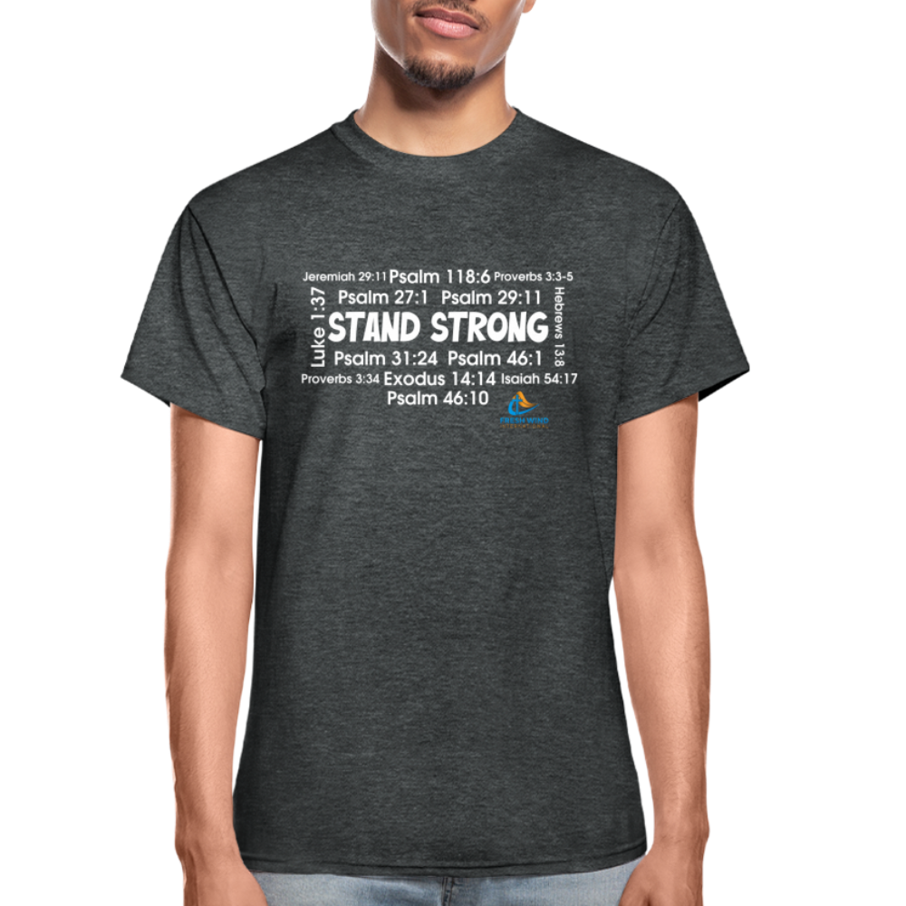 Stand Strong - Short Sleeve - deep heather