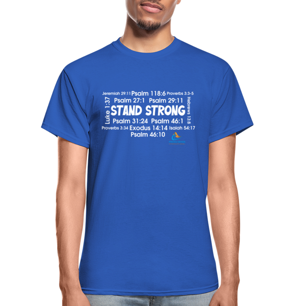 Stand Strong - Short Sleeve - royal blue