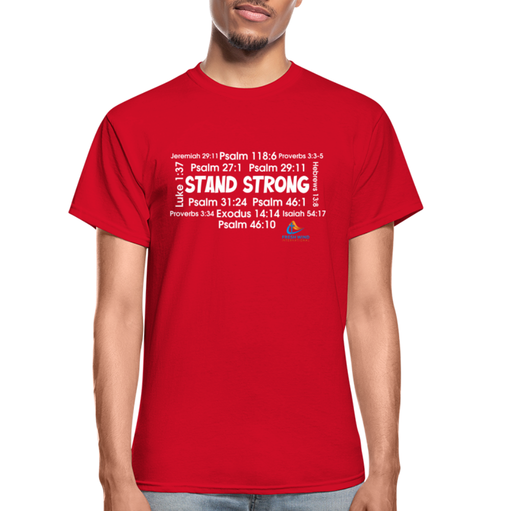 Stand Strong - Short Sleeve - red